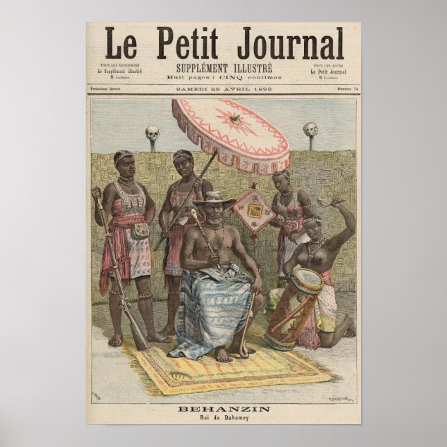 Poster Behanzin King du Dahomey (Devant)