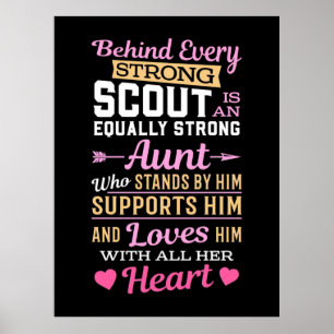 Poster Behind Scout Is A Strong Aunt