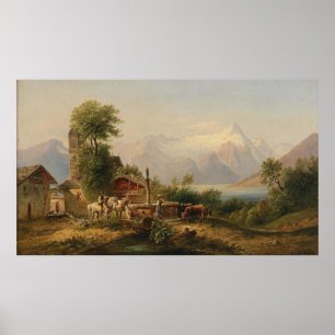 Poster Bei Zell am See - Emil Barbarini