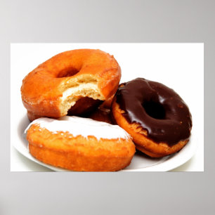 Poster Beignet de petit déjeuner