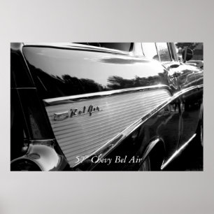 Poster Bel Air, 57" Bel Air de Chevy