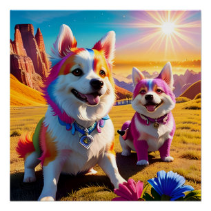 Poster Bel Animal Quatre