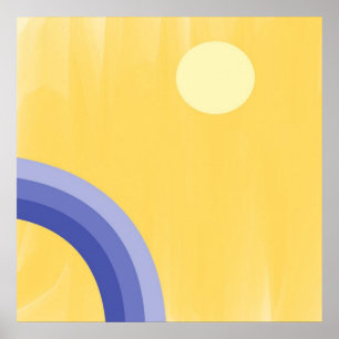 Poster bel art abstrait