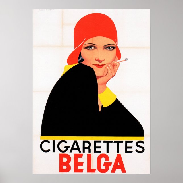 Poster Belga Cigs (Devant)