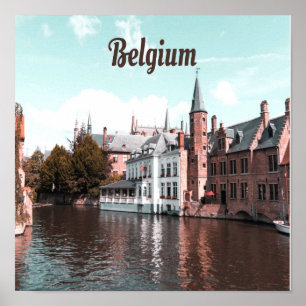 Poster Belgique - Canal Bruxelles