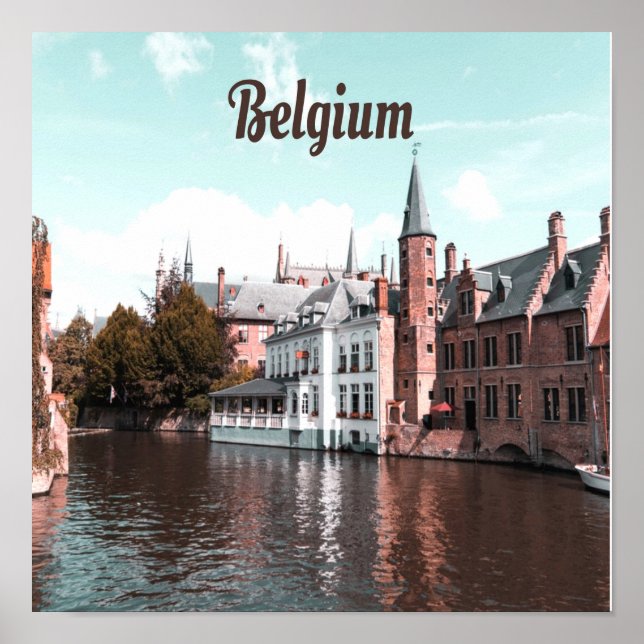 Poster Belgique - Canal Bruxelles (Devant)