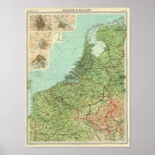 Poster Belgium & Holland