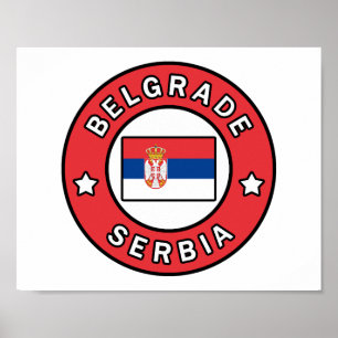 Poster Belgrade Serbie