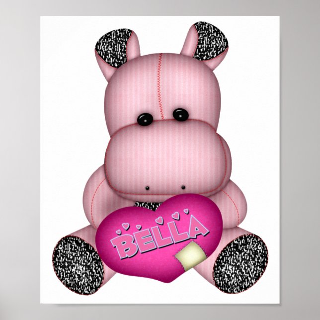 Poster Bella Hippo (Devant)