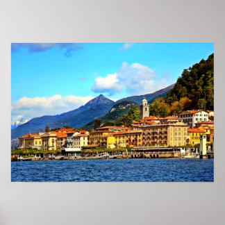 Poster Bellagio sur le lac de Côme