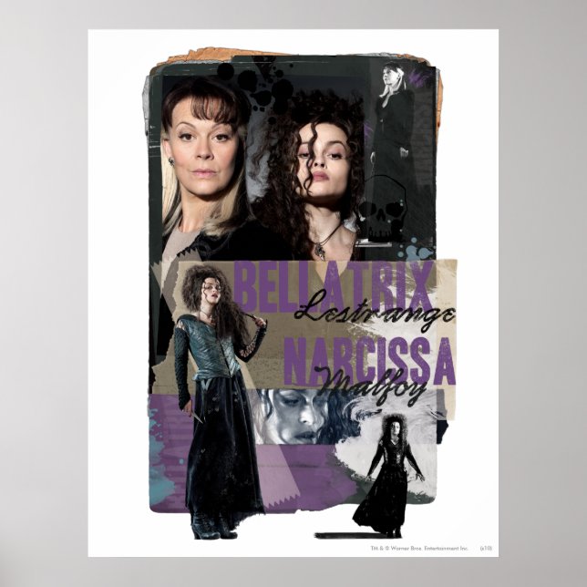 Poster Bellatrix Lestrange et Narcissa Malfoy (Devant)