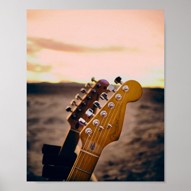 Poster Belle Basse Guitare (Devant)