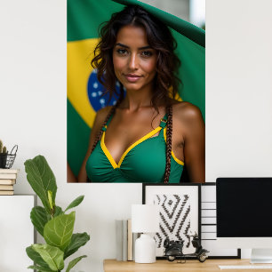 Poster Belle Brésilienne