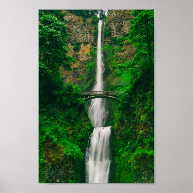Poster Belle cascade Mur pendage Décor Bureau (Devant)