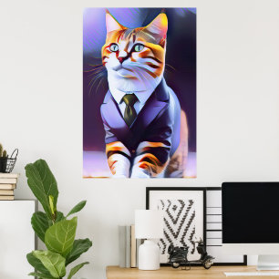 Poster Belle Chat Ginger Boss D