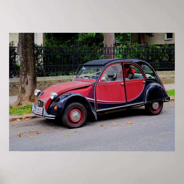 Poster Belle Citroen 2CV Charleston (Devant)