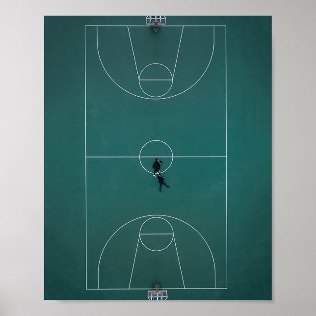 Poster Belle conception de basket-ball (Devant)