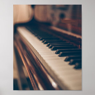 Poster Belle conception de piano