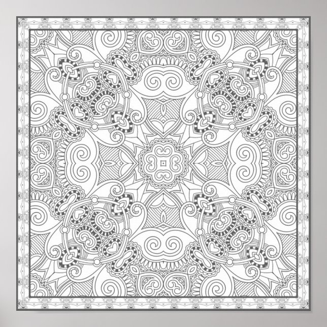 Poster Belle conception Zendoodle 2 (Devant)