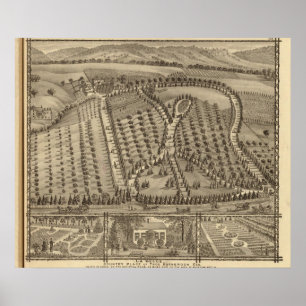 Poster Belle de La, endroit de pays de Thos Hornbrook