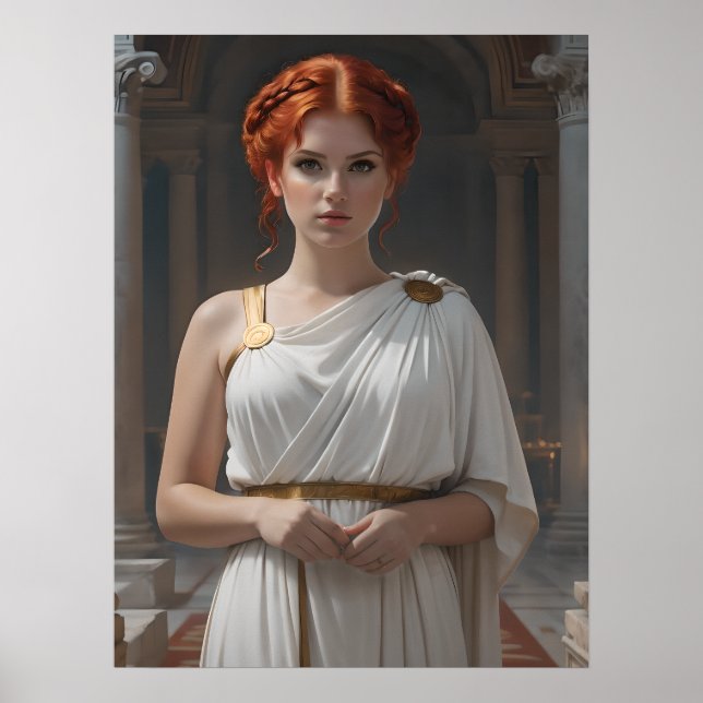 Poster Belle femme romaine (Devant)