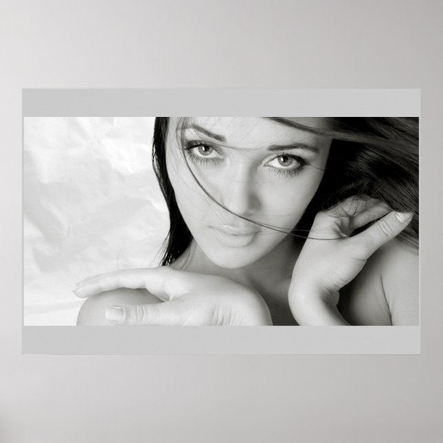 Poster belle fille (Devant)
