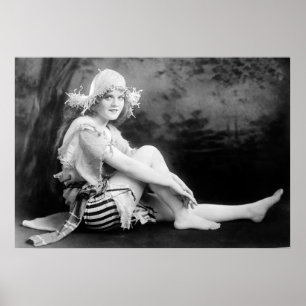 Poster Belle fille des années 20