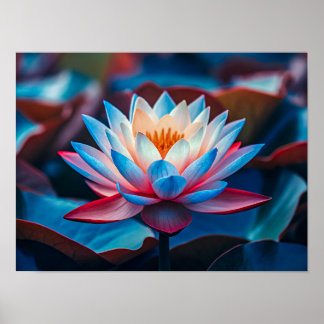Poster Belle Fleur de Lotus