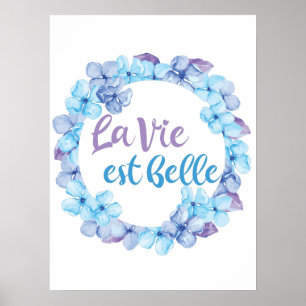 Poster Belle French