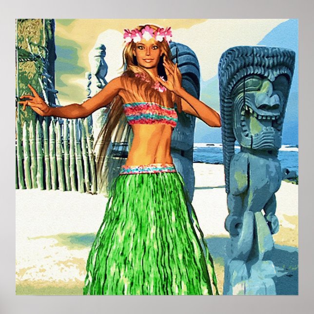 Poster Belle Hawaii (Devant)