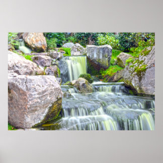 Poster Belle image du jardin japonais