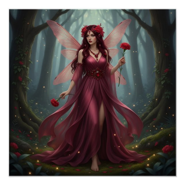 Poster Belle Janvier Garnet Fairy (Devant)
