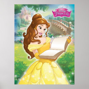 Poster Belle lecture dans le jardin