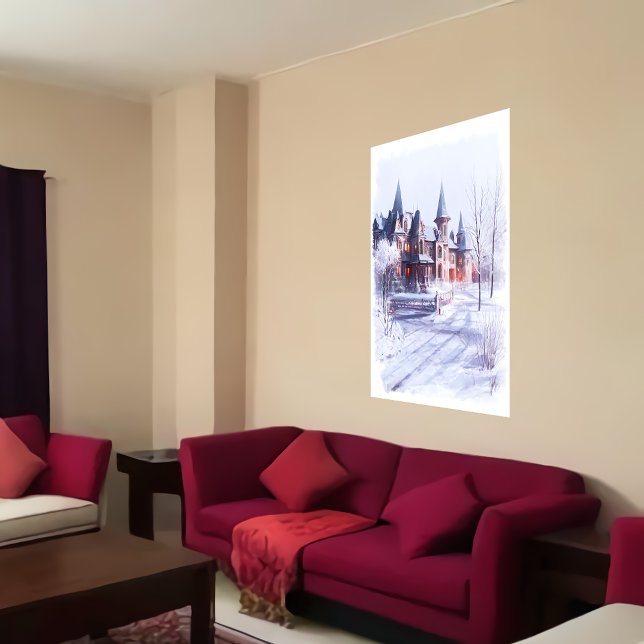 Poster Belle maison unique | Art AI (Créateur téléchargé)