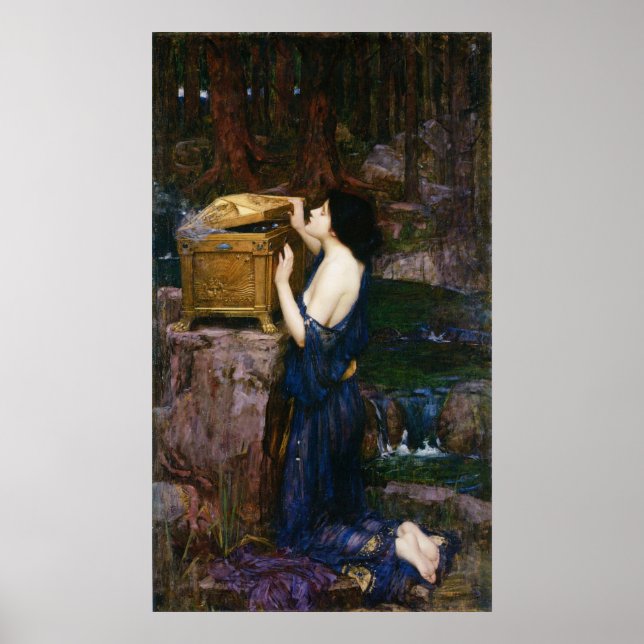 Poster Belle Pandore Bleue (Devant)