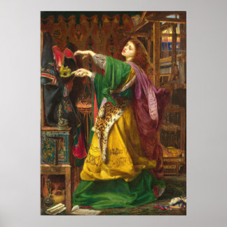 Poster Belle peinture de femme