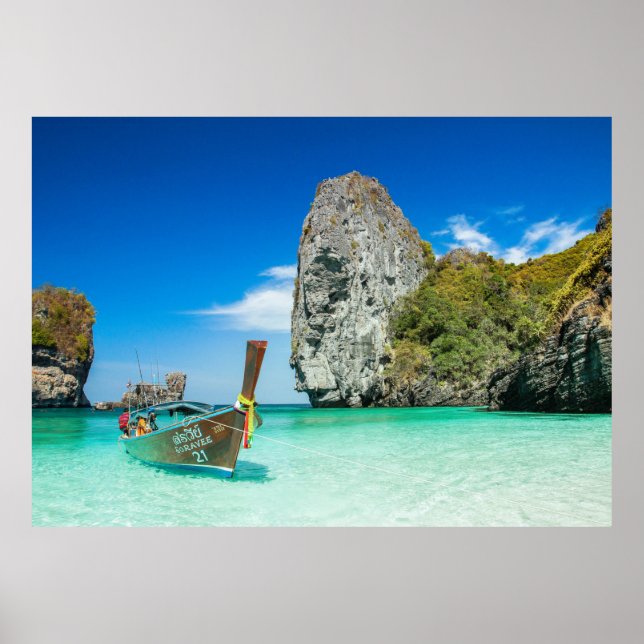 Poster Belle plage de Thaïlande (Devant)