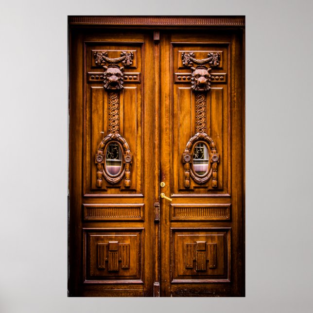 POSTER BELLE PORTE VINTAGE (Devant)