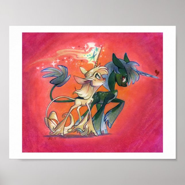 Poster Belle promenade Unicorn (Devant)