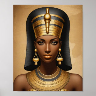 Poster Belle reine égyptienne