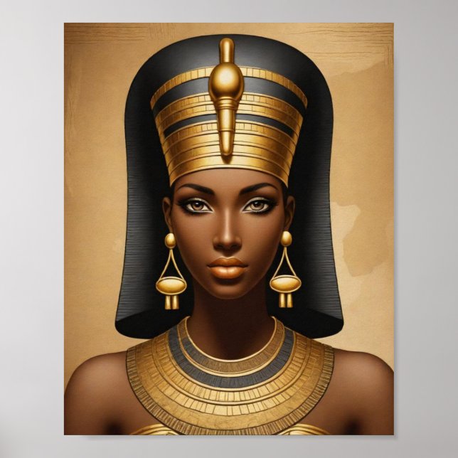 Poster Belle reine égyptienne (Devant)