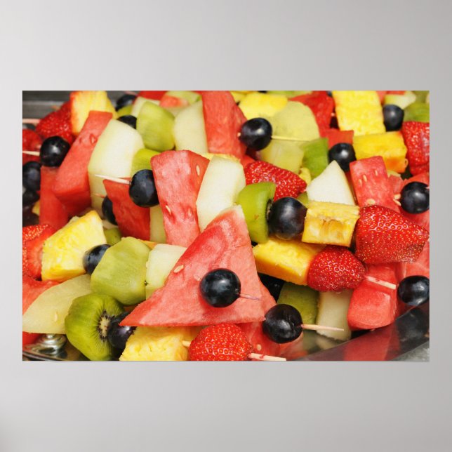 Poster Belle salade de fruits (Devant)