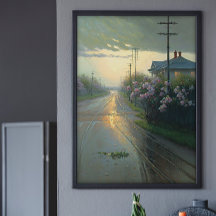 Belle Scène Stormy Street Ai Art