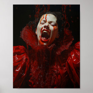 Poster Belle Snarling 17ème siècle comtesse de Bathor