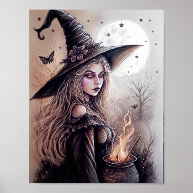 Poster Belle sorcière (Devant)