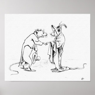 Poster Belle souris de nuit