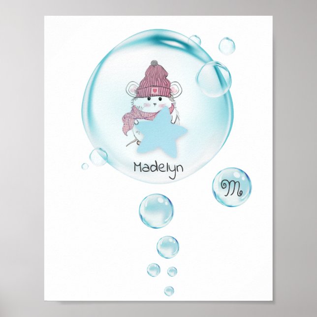 Poster Belles Bulles de Savon de Hamster (Devant)