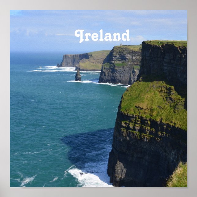Poster Belles falaises de Moher (Devant)