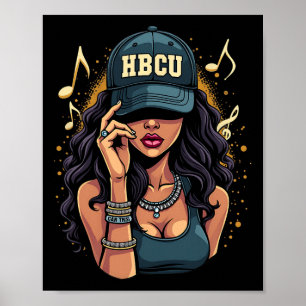 Poster Belles femmes noires Mois de l'histoire des Noirs