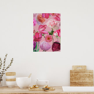 Poster Belles fleurs